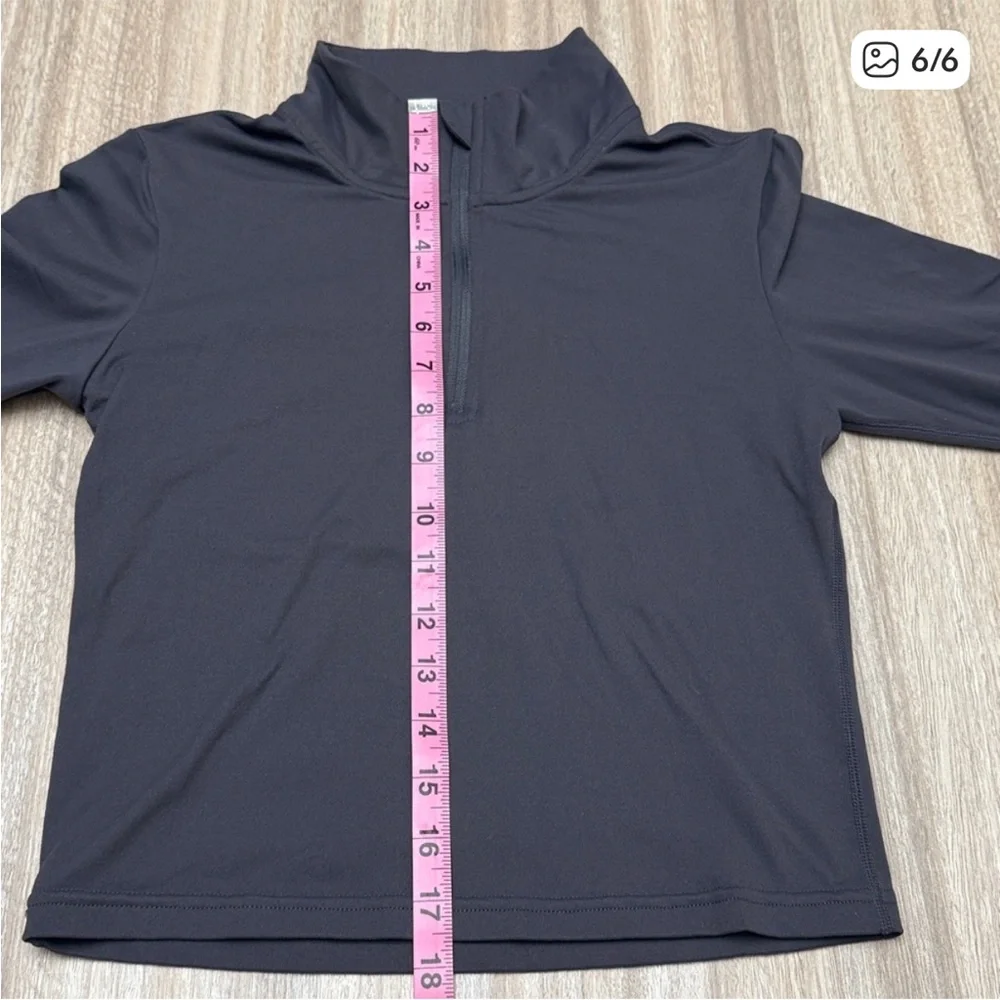 Paragon Fitwear quarter zip long sleeve jacket size medium in light gray / ivory - Picture 8 of 8